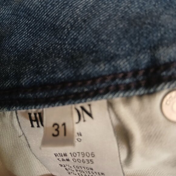 Hudson Nico Jeans Womens Size 31 Blue Light Wash Stretch Denim NEW - Picture 8 of 14